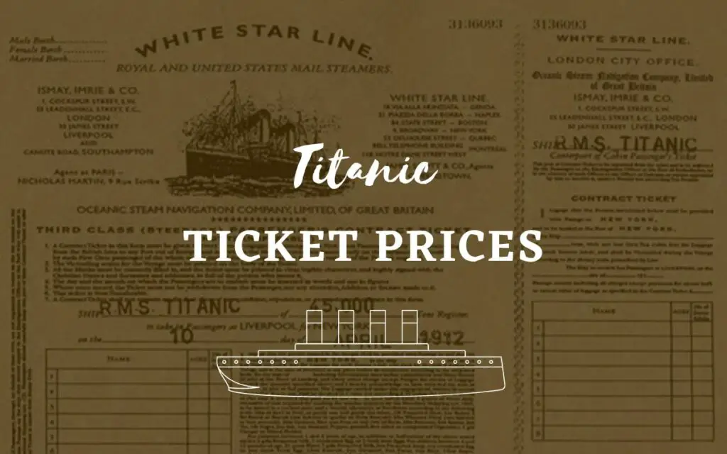 Titanic Ticket Prices