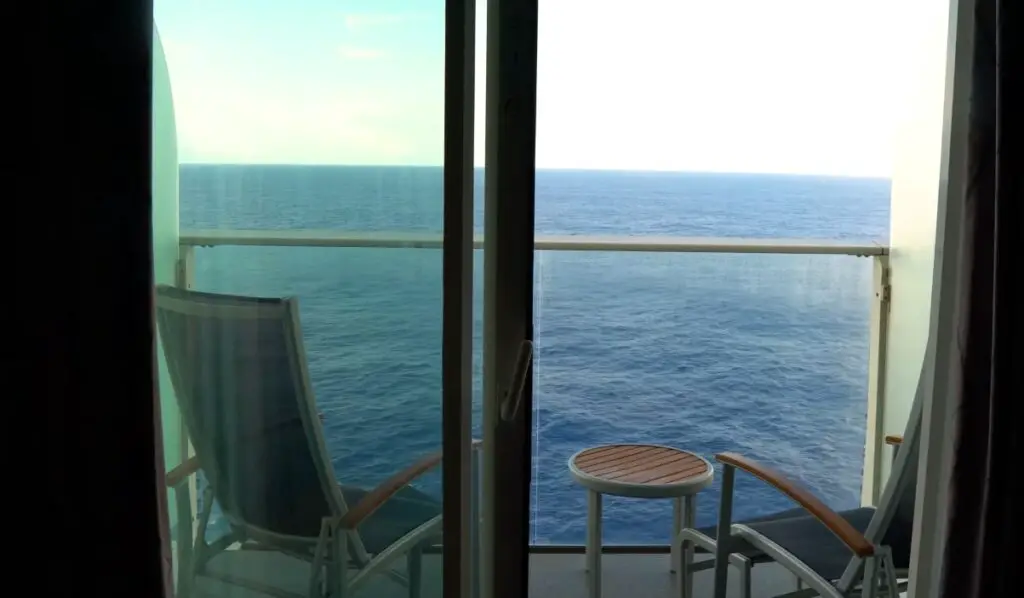 cruise ship balcony